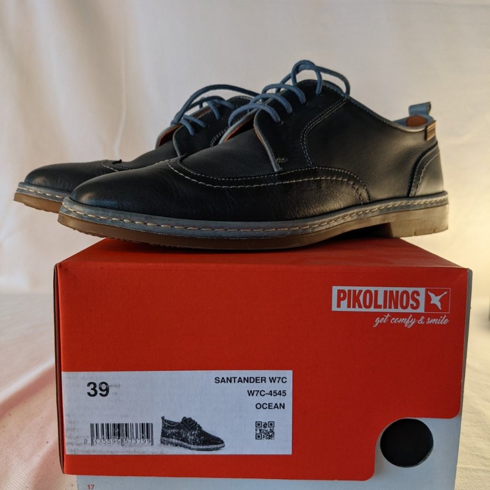Pikolinos blue (ocean) Santander in 39 (size 8) - only worn once!